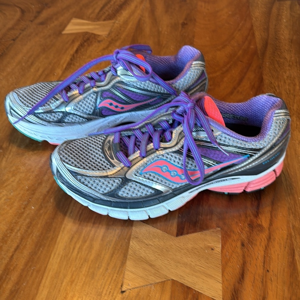 SAUCONY Guide 7 8mm Offset Power Grid Hydramax Women’s Running Shoes - Picture 3 of 8
